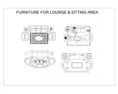 Furniture for Lounge & Sitting Area .dwg_8