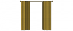 Long brown curtains(141) skp