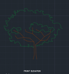 Narra Tree for Garden 00003 dwg Drawing