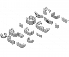 Empfangstheken CAD-Sammlung 3D DWG