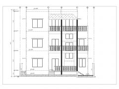 Residential Building Sectional Views .dwg_5