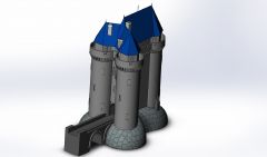 Solidor tower sldasm Model