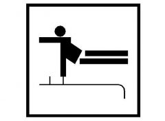 Sport Symbol: Gymnastik