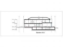 UK Based Villa House Design Section .dwg-A