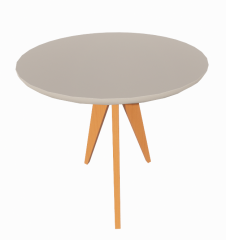Circle coffee table with high leg revit family