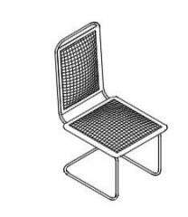 isometric chair.dwg drawing