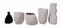 Cement vase collection revit family