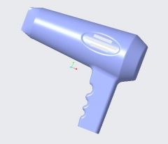 Hair Dryer Casing  Creo Part File