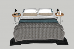 bed design sketchup