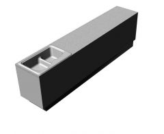 Wooden designed rectangular kitchen platform 3d model .3dm format