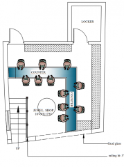 layout plan of jewellery shop