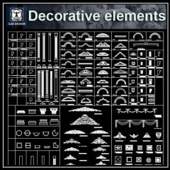 ★ 【Elementi decorativi architettonici】 ★