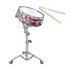 snare drum dwg drawing