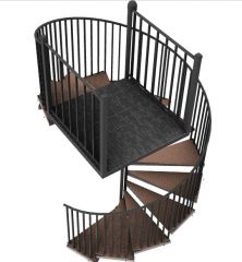spiral staircase 3d model .3dm format