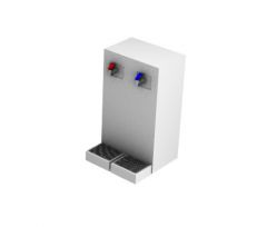 Small size water dispenser with two outlet 3d model .3dm format