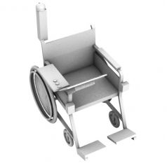 Electric modern designed wheel chair 3d model .3dm format