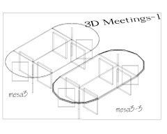Free AutoCAD for 3D Models of Office Meeting Tables-1