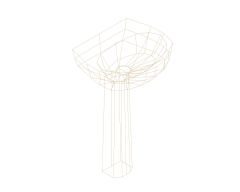 Free AutoCAD 3D Models & Blocks for Wash Basin - 1