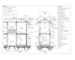 Structural Sectional Details (C & D) for 40' Shipping Container