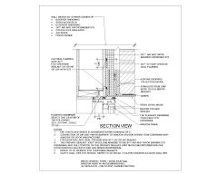 Free AutoCAD 2D Editable Drawings for Stud Wall Window Head with Angle Behind- 2