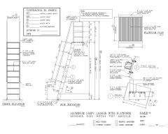 Free AutoCAD Draing for Aluminum Ship ladder-4