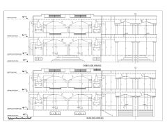 Free AutoCAD 2D Editable Drawings for Arch Design for Verandah & Corridor