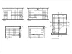 Free AutoCAD 2D Editable Drawings for Asian Style Bathroom Details OP_1