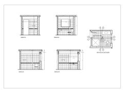 Free AutoCAD 2D Editable Drawings for Asian Style Bathroom Details OP_ 4