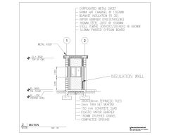 Free AutoCAD Drawing of Guard House Detailed Section-2