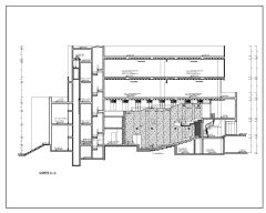 Free AutoCAD 2D Editable Drawings for Auditorium Hall Front Section C_05