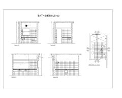 Free “Detailed Drawings for Bathroom Layout-3