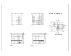 Free “Detailed Drawings for Bathroom Layout-4”