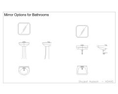 Free “AutoCAD drawings for Bathroom Mirrors 04”