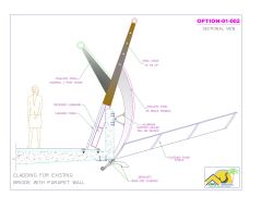 Free AutoCAD 2D Editable Drawings for Brdige Cladding Design with Details - 5