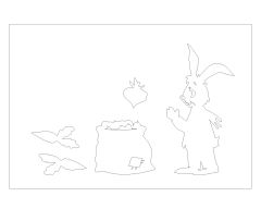 Free AutoCAD 2D Editable Drawings for Cartoon Animations - 15