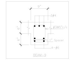 Free AutoCAD 2D Editable Drawings for Cross Sectional Views of Beams_ 10