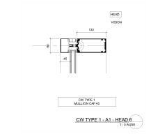 Free AutoCAD 2D Editable Drawings for Curtain Wall and Window Jamb Detail - 1