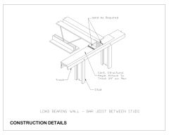 Free AutoCAD 2D dawings for Curtain Wall Bridging & Bracing with Technical Details - 65