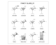 Free AutoCAD 2D Editable Drawings for Fancy Cups _ 01