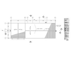 Free AutoCAD 2D Editable Drawings for Fire Station Detailed Roofing Plan