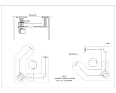Free AutoCAD 2D Drawings for “Work Station Design with MDF Wooden & Polished-41