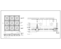 Free AutoCAD 2D Editable Drawings for Glass Ceiling Design