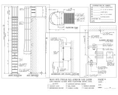 Free AutoCAD Drawig for Heavy Duty Tubular Aluminum Cage ladder