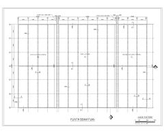 Free AutoCAD 2D Editable Drawings for Juice Factory Shed Design Plinth Beam Plan-9