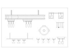 Free AutoCAD 2D Editable Drawings for Kitchen Crockery items - 3