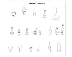 Free AutoCAD 2D Editable Drawings for Kitchen Equipments - 2
