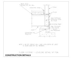 Free AutoCAD 2D Drawings for Load Bearing Wall Curtain Bridging -23