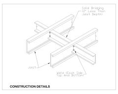 Free AutoCAD 2D Drawings for Metal Roof Girder System Construction Details - 10