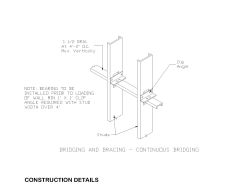 Free AutoCAD 2D Drawings for Metal Roof Girder System Construction Details - 2