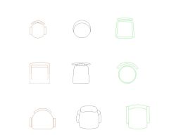 Free AutoCAD 2D Detailed Drawing for Meeting Room Chairs with Tables-15